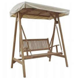 Swing bench with stand and canopy